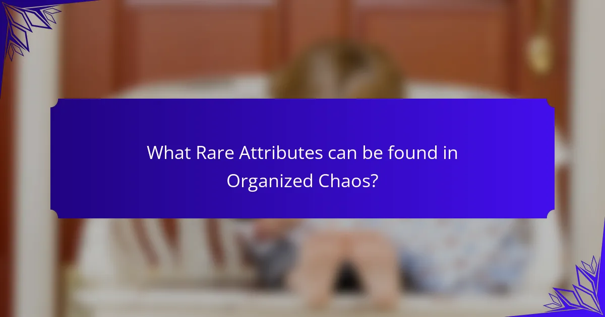 What Rare Attributes can be found in Organized Chaos?